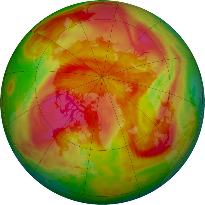 Arctic ozone map for 03 April 1979